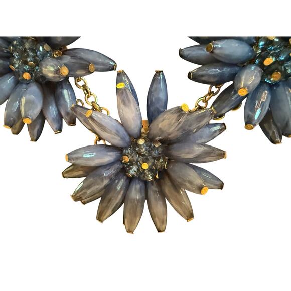 Kay K Couture Blossom Flower Statement Necklace - Picture 2 of 2